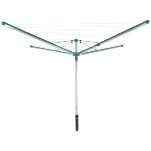 Séchoir rotatif Leifheit Linomatic 600 Deluxe avec 60 m d'étendage pour un séchage extérieur pratique.