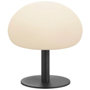 Nordlux Sponge 20 Tischleuchte, Ø 20 cm, für Innen & Außen, Kunststoff, Schwarz/Weiss.