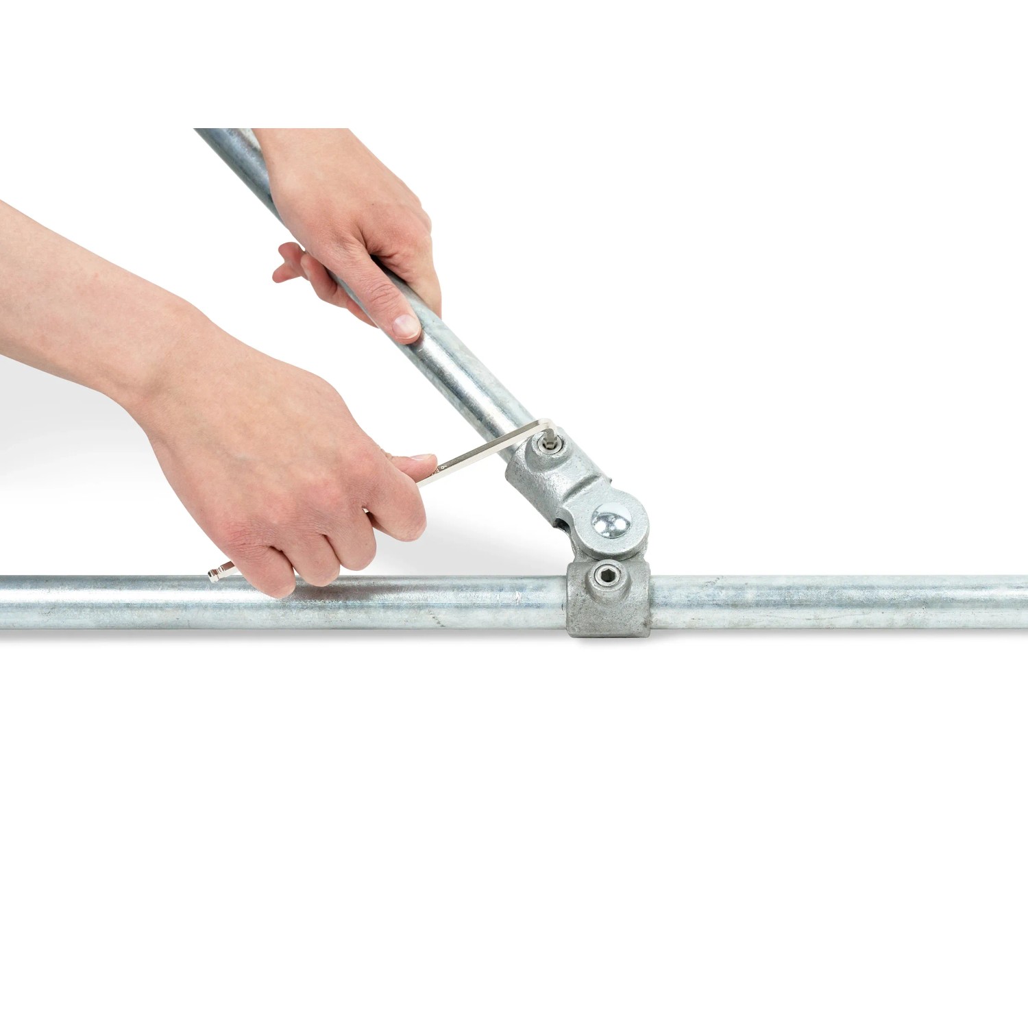 Aopin Fascetta rigida per tubo da 10 mm, 2 fori, staffa a U, clip di tensione per tubo in acciaio inox 201, per fissaggio tubi, argento, 20 pezzi