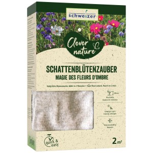 Tappeto di fiori Clever Nature 'Magia di fiori d'ombra', 2 m², per zone ombreggiate.