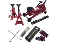 Kraftwerk Universal-Radwechselsatz mit Rangier-Wagenheber 7-tlg.