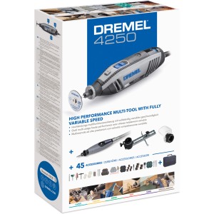 Dremel 4250 multiutensile in valigetta con 45 accessori.