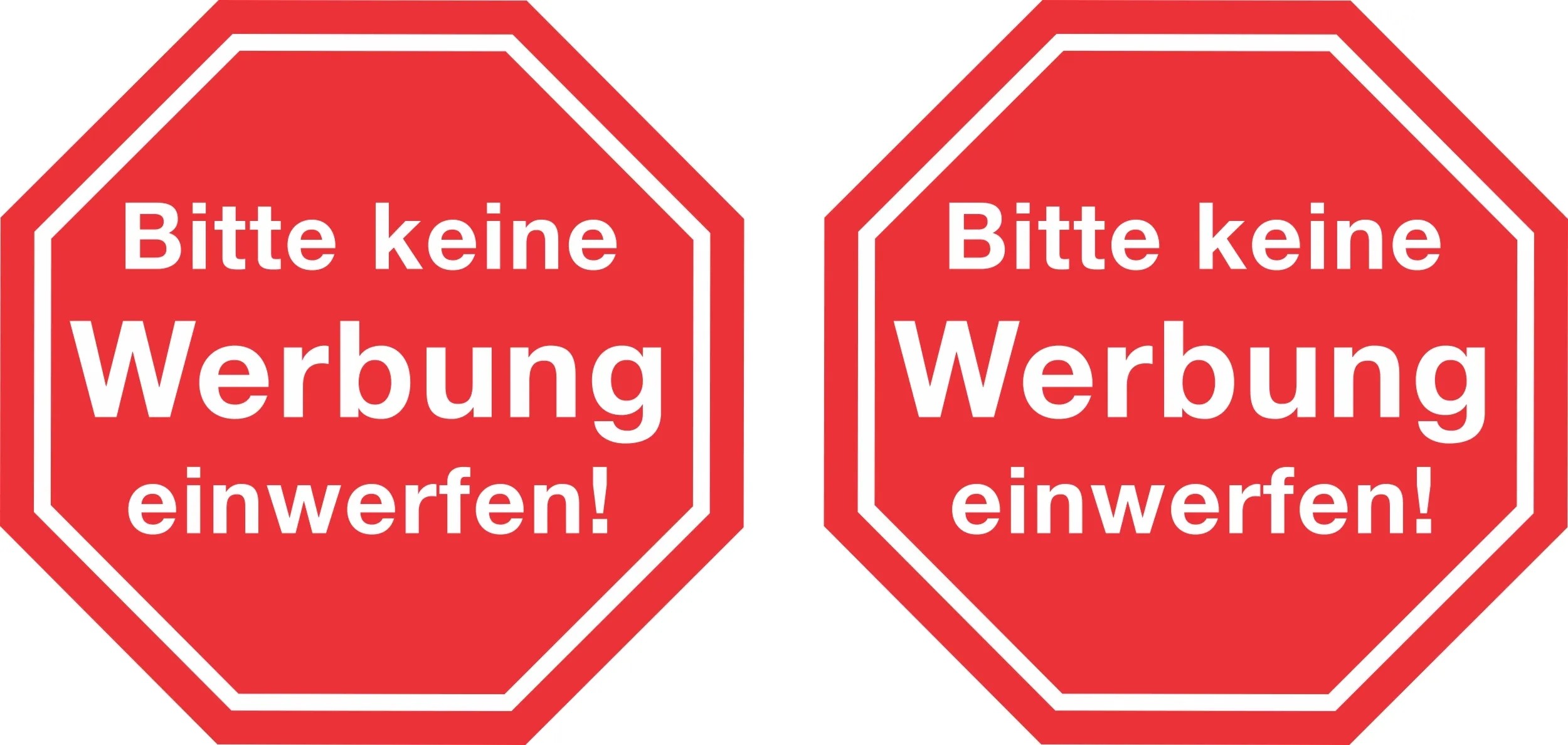 Bitte Keine Werbung Außer Bier Ist Im Angebot Sticker Bitte keine Werbung 2er-Set kaufen bei OBI