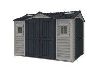 Duramax Kunststoff-Gerätehaus 3,3 x 2,5 m Grau