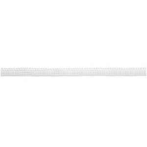 Weiße Paracord Nylonschnur, 2x4mm, 5m Länge für Schmuckbasteln.