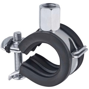 Set di 2 fascette stringitubo isolate e zincate Mateu® da 3/8 di pollice per accessori lavello.
