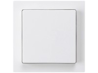 Hager Druckschalter Kallysto Schema 6 Einsatz + Frontplatte Weiss