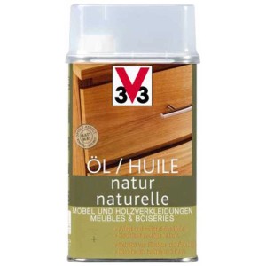 Holz-Öl Natur Honig 500ml für Möbel und Holzverkleidungen.