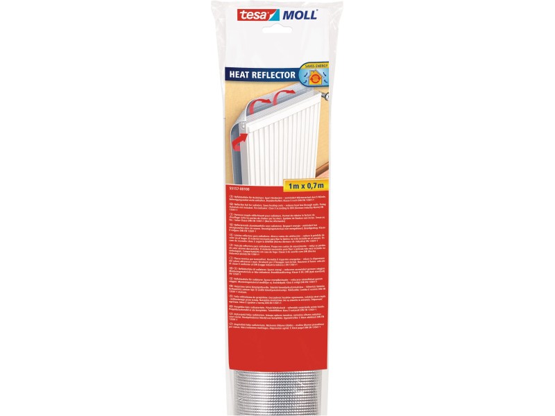 Plumbers Tape Tesamoll® Radiator Heat Reflector Panel - Heat Retaining ...