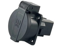 Montagesteckdose Typ 13 / IP55 Schwarz