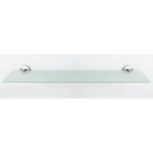 Étagère en verre Wenko Cuba, mat, largeur 60 cm, pour montage mural dans la salle de bain.