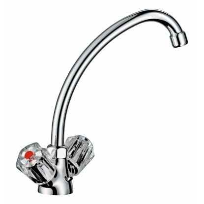 Zweigriff-Spültischarmatur Easy verchromt