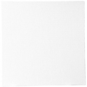 Cartone telato bianco, 20x20 cm, ideale per pittura acrilica e a olio.
