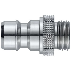 Raccordo a nipplo Neomatic Pro, ottone cromato, 3/8 di pollice, Ø 16,5 mm per rubinetti.