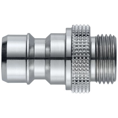 Neomatic Pro Kupplungsnippel Messing verchromt 3/8" Ø 16,5 mm