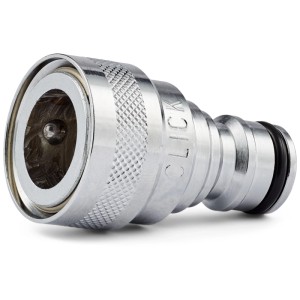 Adattatore Neomatic Pro, ottone cromato, Ø 16,5 mm per sistemi in plastica.