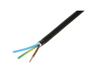 TD-Textilkabel H05VV-F Schwarz 3 x 1 mm² Länge 5 m TD-Textilkabel H05VV-F Schwarz 3 x 1 mm² Länge 5 m