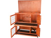 Trixie Kleintierstall Natura 2 Etagen 116 x 111 x 65 cm Braun