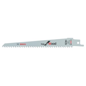 Lame de scie sabre Bosch Pro S 644 D Top for Wood, lot de 2, pour bois.