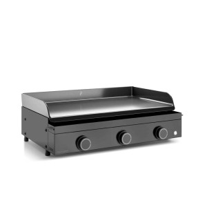 Gasgrill Plancha Origin G75 A, Stahl, 3 Brenner, 8,7 kW. Ideal zum Grillen von Fleisch, Fisch und Gemüse.