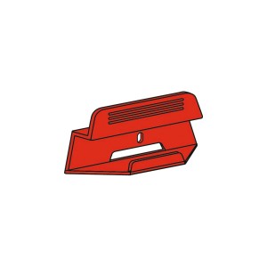 Roter Parador Leistenclip SL4/SL18 für Sockelleisten, Zubehör für Laminat & Parkett.