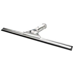 Tergivetro professionale Peggy Perfect in acciaio inox, 35 cm, con labbro in gomma per pulizia senza aloni.