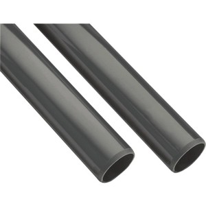 Tuyau PVC gris à coller, 1250 x 32 mm, pour canalisations d'eaux usées.