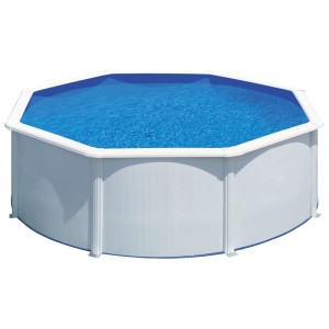 Gre Kit piscina fuori terra Dream Bora Bora bianco-blu Ø 350 cm / altezza 120 cm