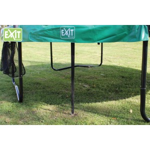 Kit d'ancrage pour trampoline EXIT (4 pièces) pour une fixation au sol sécurisée.