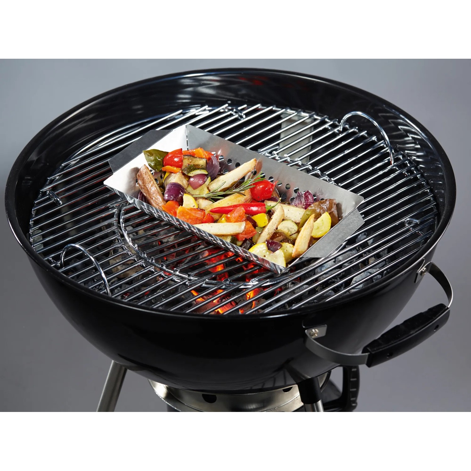 Panier Barbecue Inox Navaris – Grille De Cuisson Pour BBQ – Accessoire Neuf