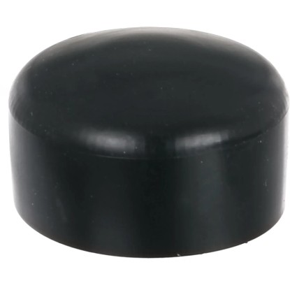 Alberts Capuchon pour poteaux métalliques en plastique Noir pour Ø 60 mm