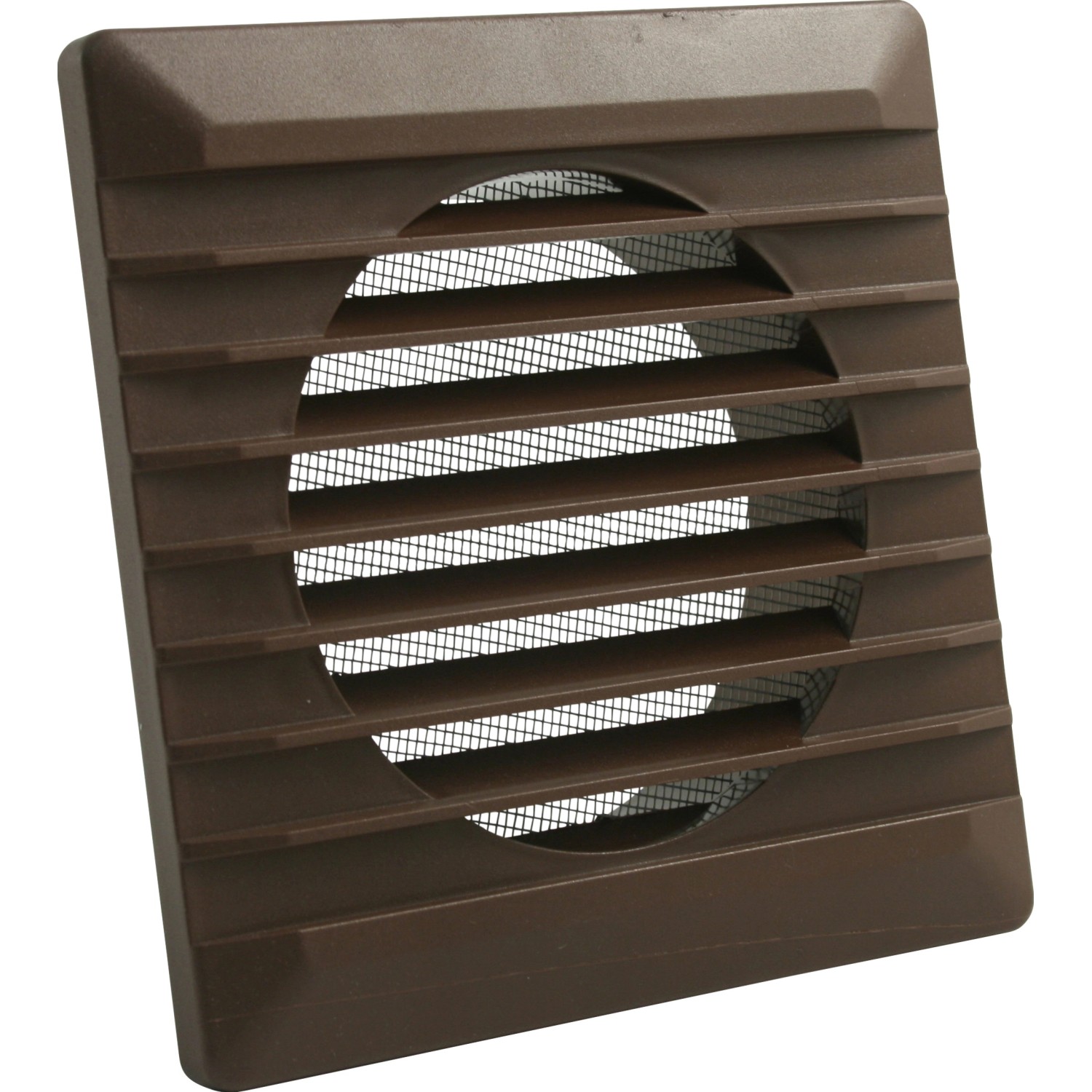 Marley Grille de ventilation ronde pour tube Brun 190 x 150 mm