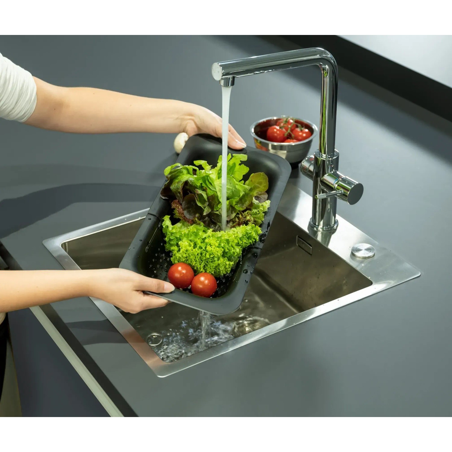 Colino Multifunzione Wenko Da 27 Cm - Perfetto Per Pasta E Verdure