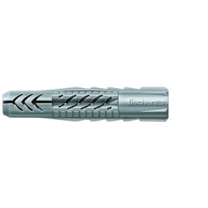 Fischer Tassello universale UX 6x35, adatto per materiali da costruzione pieni, forati e pannelli, 20 pezzi.
