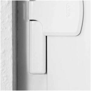 Abus Fenster-Zusatzsicherung FTS206 in Silber, Detailaufnahme der Fenstersicherung.