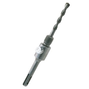Attacco per carotatrice LUX SDS-Plus con punta di centraggio e filettatura M16.