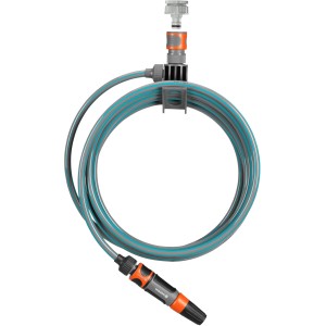Gardena City Gardening tubo a spirale per terrazzi 7,5 m con supporto e spruzzatore.