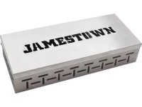 Jamestown Smokerbox Edelstahl (HxBxT) 43 x 92 x 222 cm