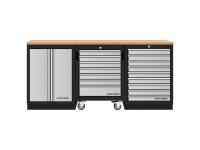 Kraftwerk Werkbank Mobilio 3er-Standard-Kombi Buche