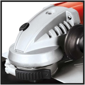 Gros plan : Meuleuse d'angle Einhell TE-AG 230/2000, outil robuste pour travaux de meulage.