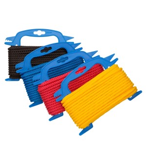 Corde en polypropylène Conacord, tressée, 6 mm, 15 m, en différentes couleurs.