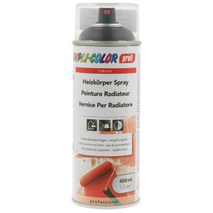 Dupli-Color Heizkörperspray, RAL 9005 Tiefschwarz matt, 400ml Dose.