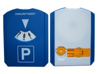 Parkscheibe mit Chip und 6 Funktionen