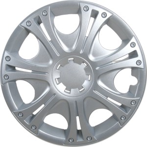 Enjoliveurs Aruba 15 pouces, lot de 4, extérieur de voiture argenté.