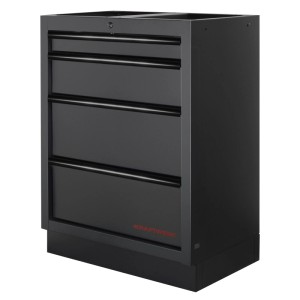 Kraftwerk Werkzeugschrank Mobilio Schwarz (HxBxT) 91 x 68 x 45,8 cm