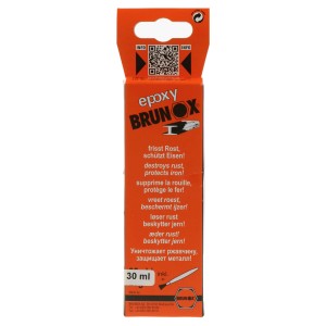 Brunox Epoxy Convertitore di ruggine, flacone da 30ml in confezione arancione.