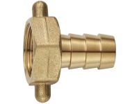 Schlauchraccord Messing blank 3/4