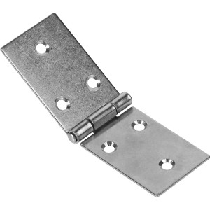 Cerniera a nastro in acciaio inox, 100x32mm, per listelli e balconi.
