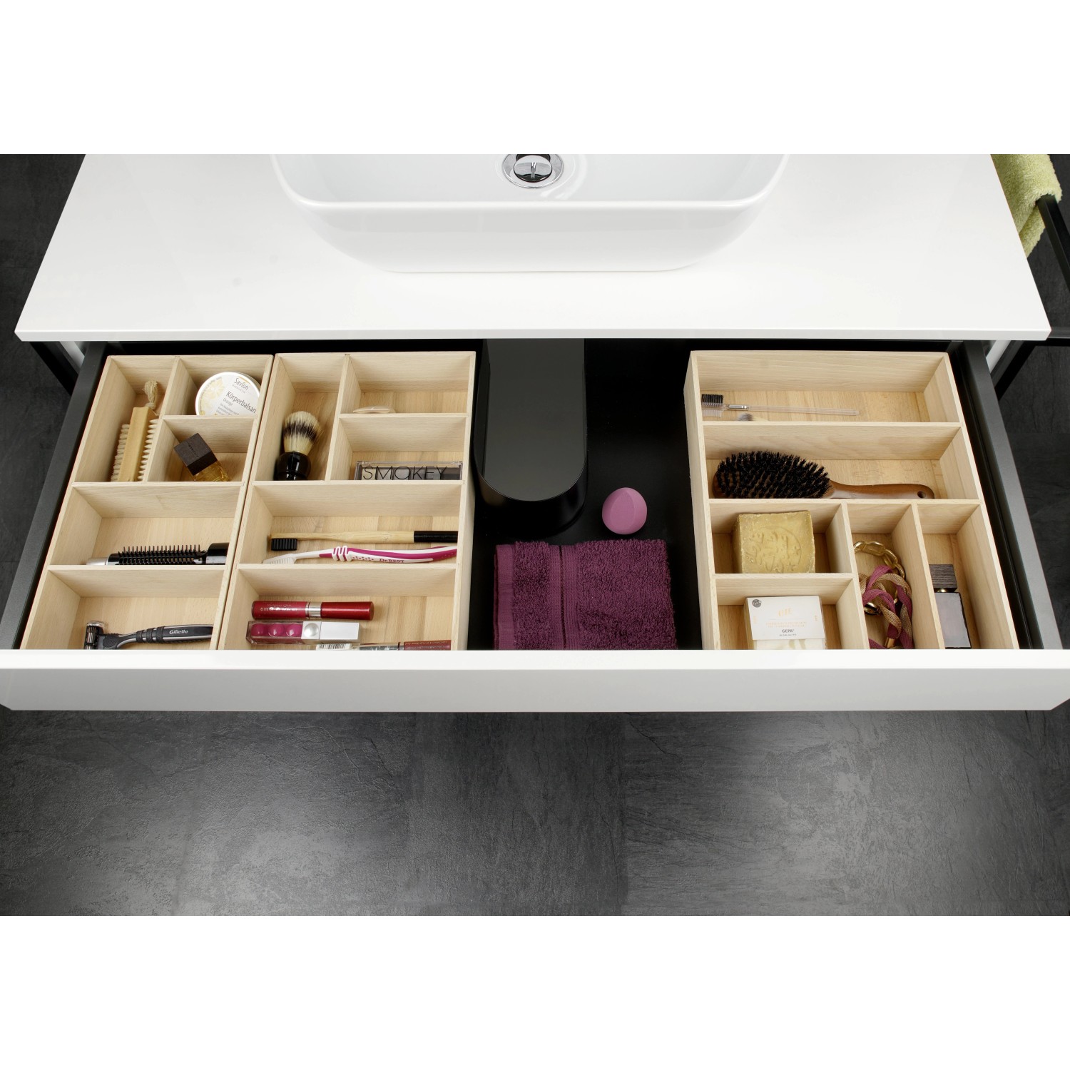 Organizzatore Cassetti Regolabile - 20 Divisori In Plastica Per Biancheria, Calzini E Accessori