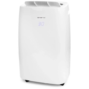 Déshumidificateur Emerio DH-122844 blanc avec écran digital et capacité de déshumidification de 20L.